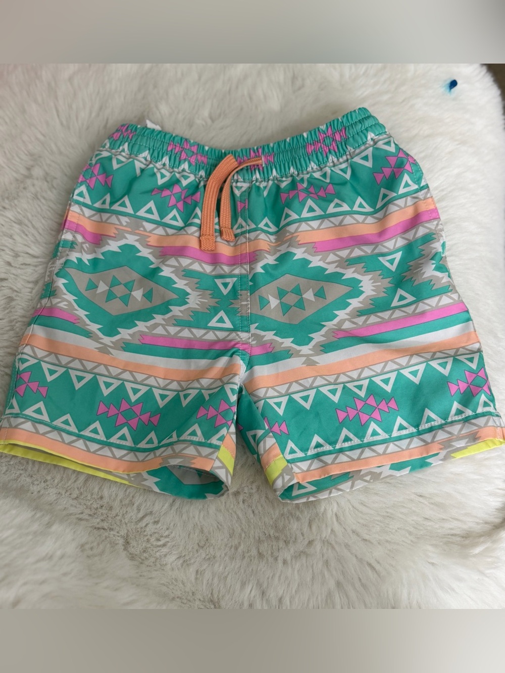 Chubbies Kids Swim Trunks En Fuegos print